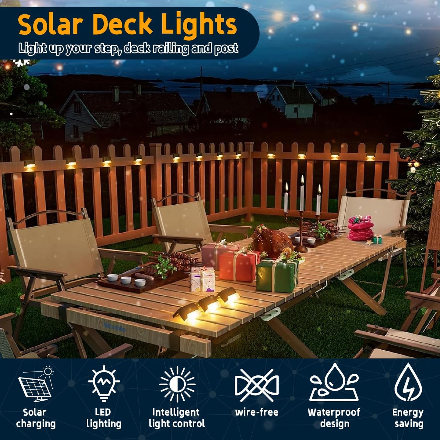 Draadloze Zonne LED Buitenlamp voor Tuin en Terras