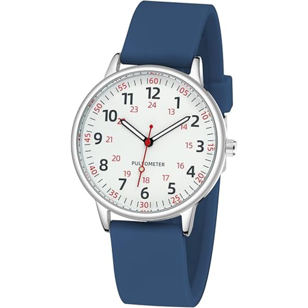 Dames Clip-On Fob Horloge Siliconen Waterdicht Ontwerp