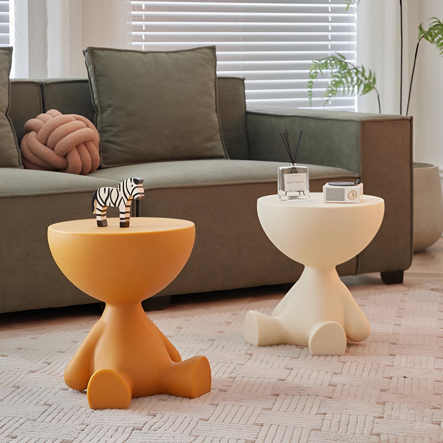 Ylix Ronde Salontafel Moderne Compacte Bijzettafel