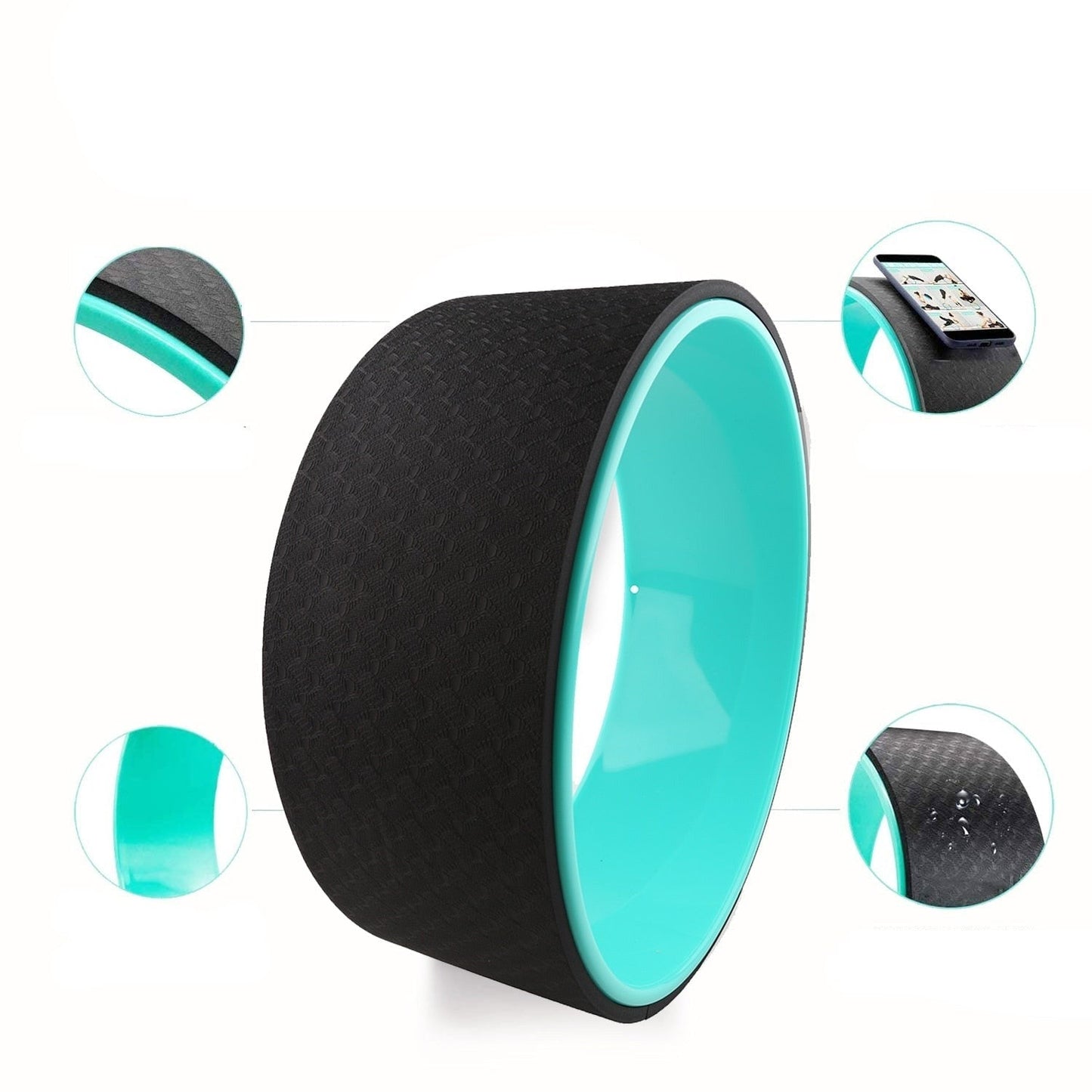 Yoga Wheel voor Flexibiliteit en Rugondersteuning