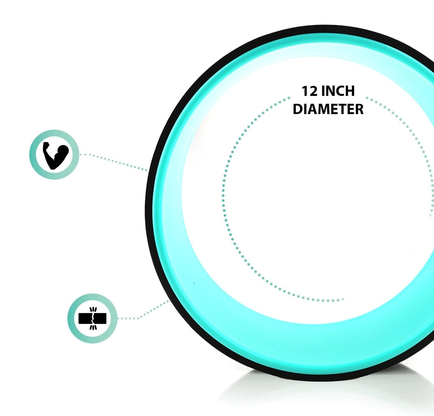Yoga Wheel voor Flexibiliteit en Rugondersteuning