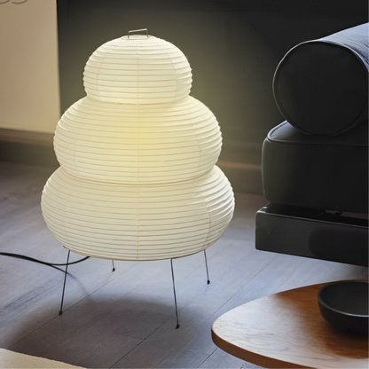 Zen vloerlamp met dimbare LED-licht en Japans geïnspireerd ontwerp