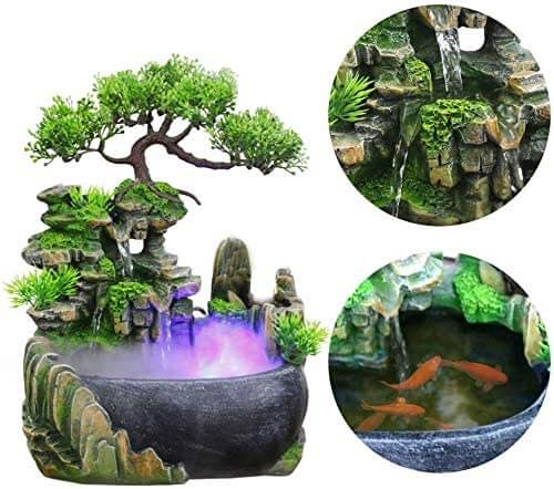 ZenFlow Tafelwaterfontein met LED-licht