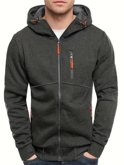 Hoodie met rits voor buitenactiviteiten – Warm, comfortabel en veelzijdig