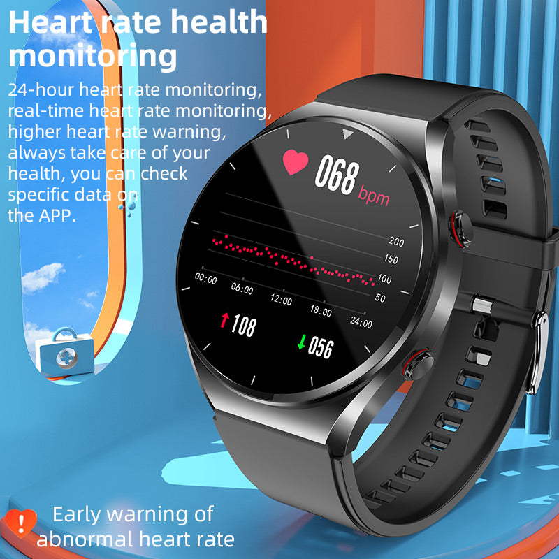 Slimme fitnesshorloge met hartslag- en slaaptracking Bluetooth activiteitshorloge