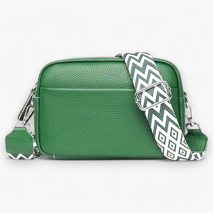 Elegante leren crossbodytas voor vrouwen met compact ontwerp