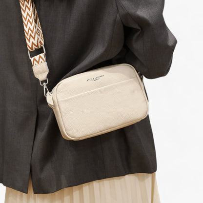 Elegante leren crossbodytas voor vrouwen met compact ontwerp