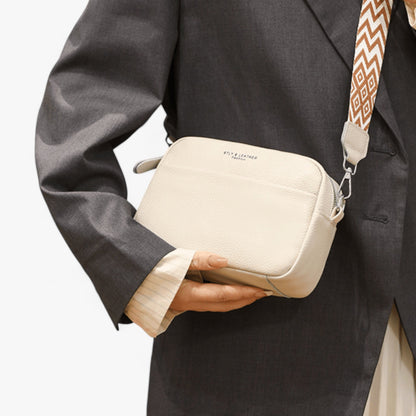 Elegante leren crossbodytas voor vrouwen met compact ontwerp