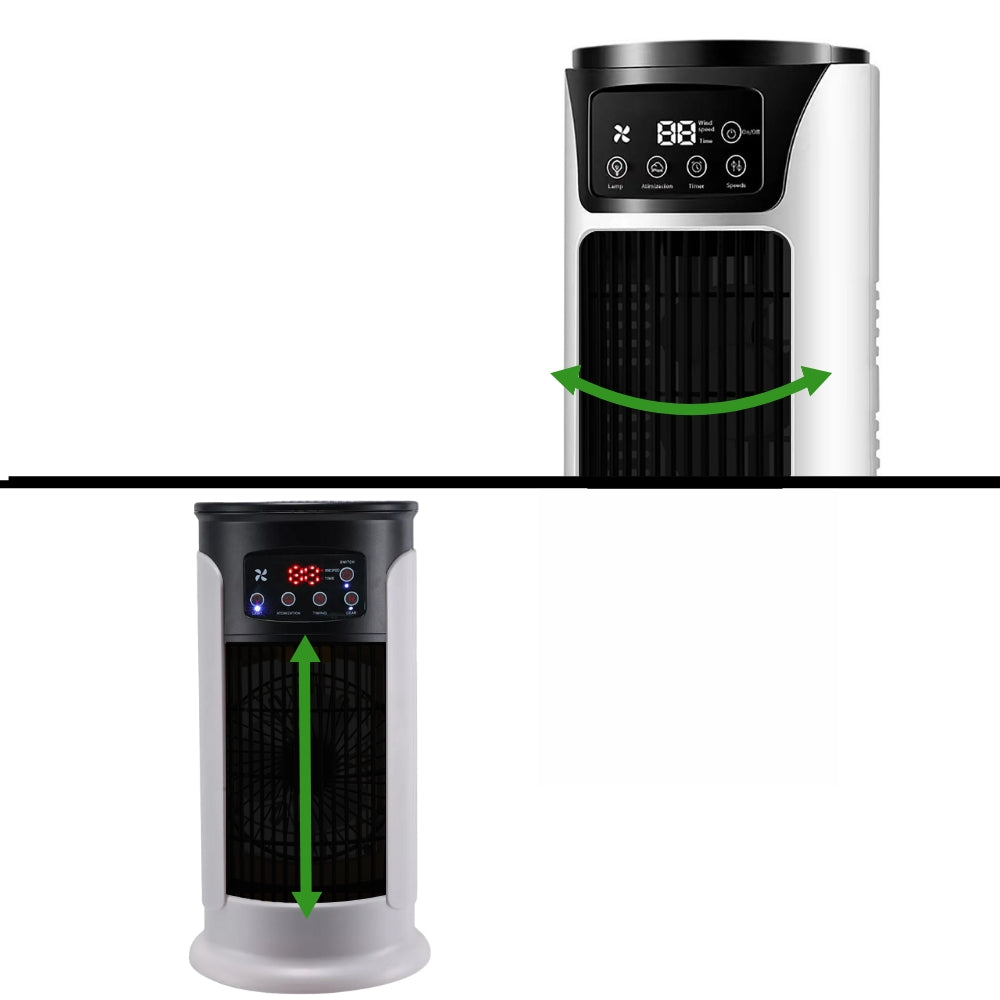 Compact Windowless Air Cooler with Cool Mist