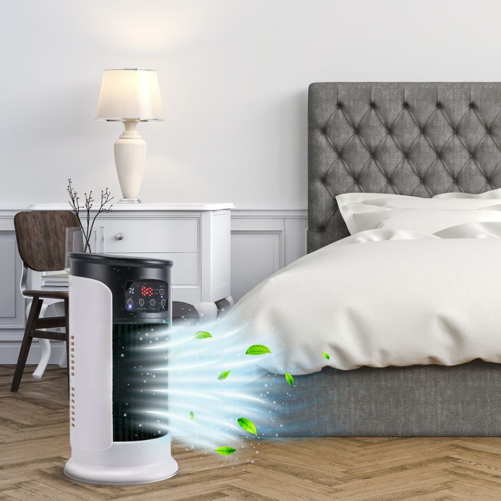 Compact Windowless Air Cooler with Cool Mist