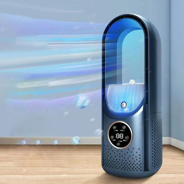 Portable Bladeless Air Cooler with Six Speeds